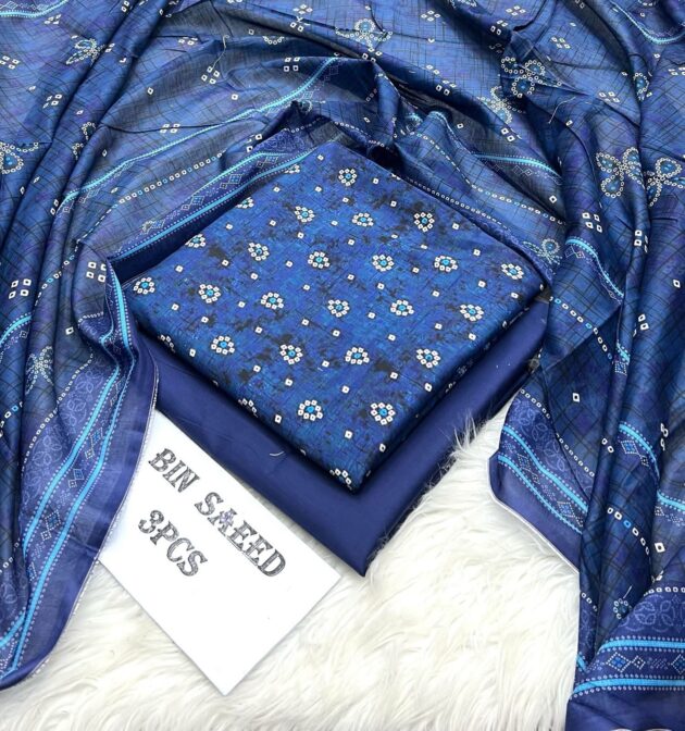 Bin Saeed Original Summer Collection Blue Original Summer Collection