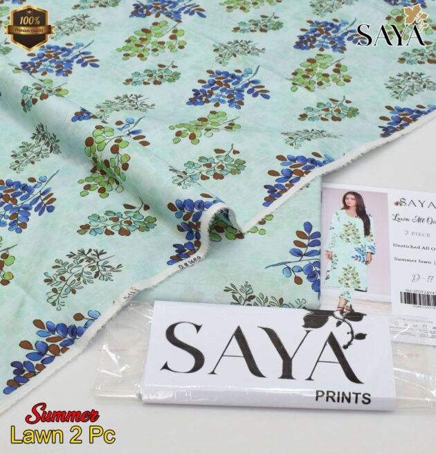 SAYA BRAND LUXURY CAUSAL 2PC COLLECTION Sky Green
