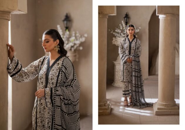 SALINA BY REGALIA TEXTILE LUXURY SUMMER SEASON NEW ARRIVAL Black