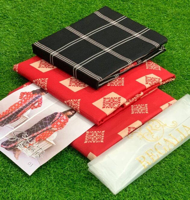 SALINA BY REGALIA TEXTILE LUXURY SUMMER SEASON NEW ARRIVAL Red - Image 2