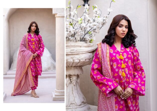 SALINA BY REGALIA TEXTILE LUXURY SUMMER SEASON NEW ARRIVAL Pink