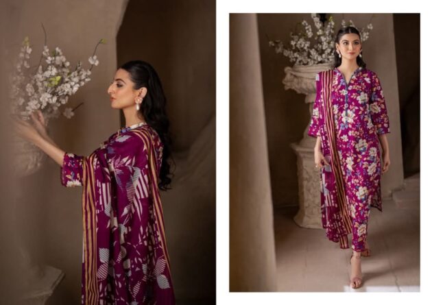 SALINA BY REGALIA TEXTILE LUXURY SUMMER SEASON NEW ARRIVAL Purple