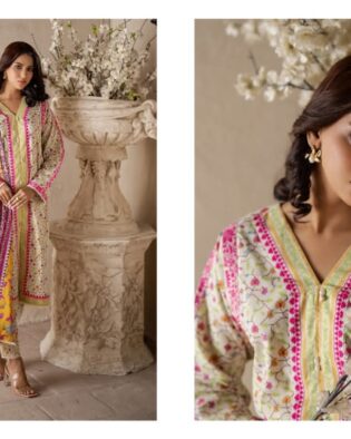 SALINA BY REGALIA TEXTILE LUXURY SUMMER SEASON NEW ARRIVAL Cream