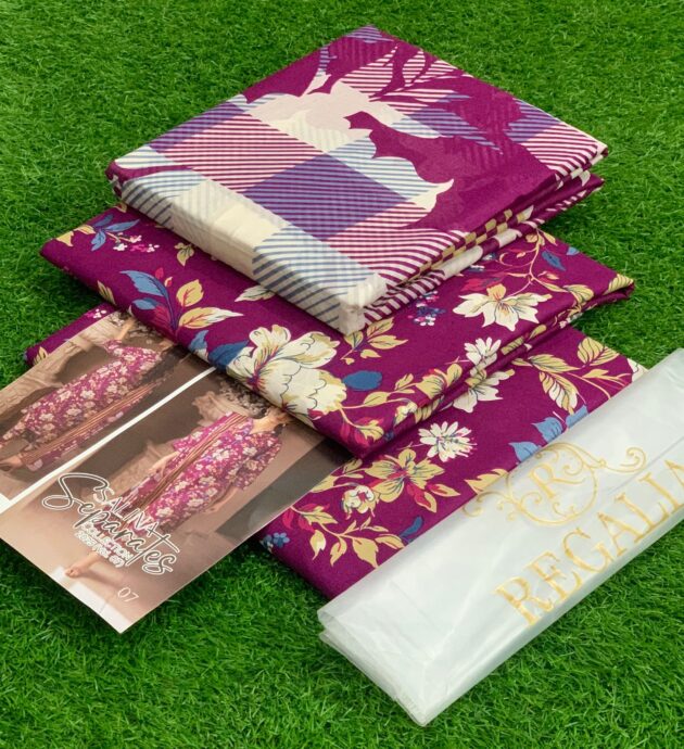 SALINA BY REGALIA TEXTILE LUXURY SUMMER SEASON NEW ARRIVAL Purple - Image 2