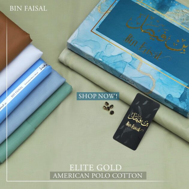 Bin Faisal’s Elite Gold American Polo Cotton