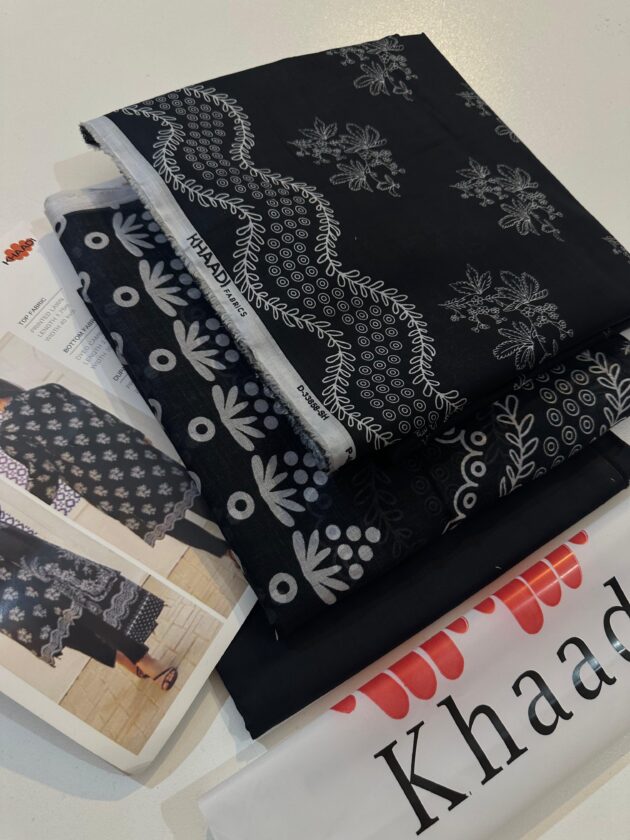 KHADDI  Lawn three piece  Printed collection - Image 2