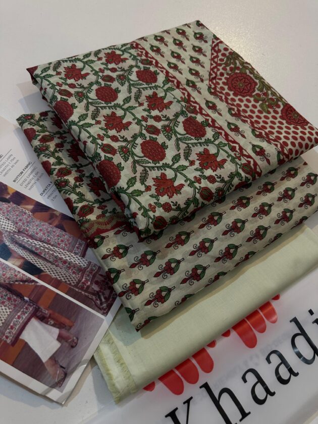 KHADDI  Lawn three piece  Printed collection - Image 3