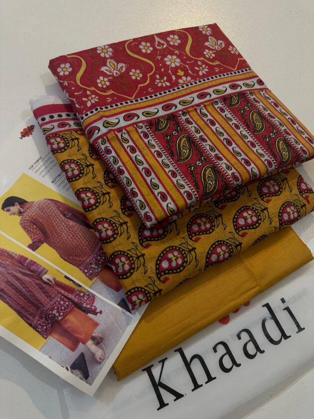 KHADDI  Lawn three piece  Printed collection - Image 5