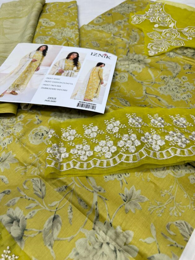 Iznik Lawn Volume Summer Collection 2025 Color 2 - Image 4