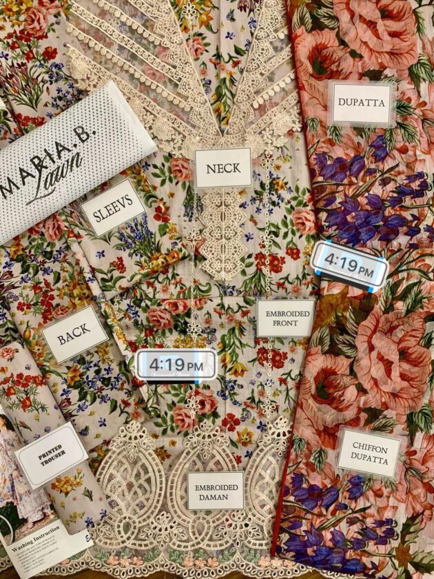 MARIA B M PRINT LAWN COLLECTION 2025 Color 1 - Image 2
