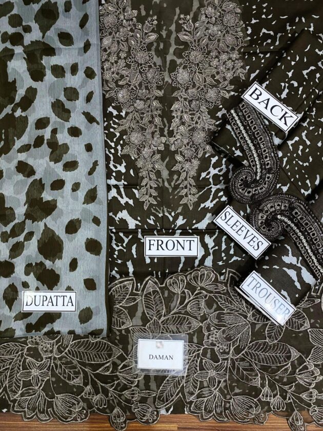 MARIA B M PRINT LAWN COLLECTION 2025 Color 3 - Image 2