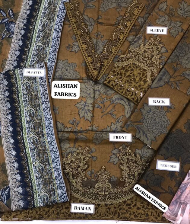 MARIA B M PRINT LAWN COLLECTION 2025 Color 4 - Image 2