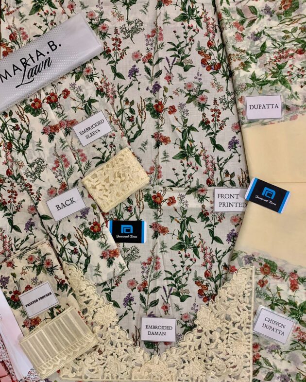 MARIA B M PRINT LAWN COLLECTION 2025 Color 5 - Image 2