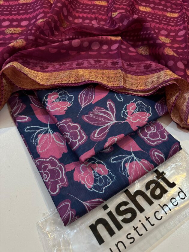 Printed 3pc collection Nishat - Image 2