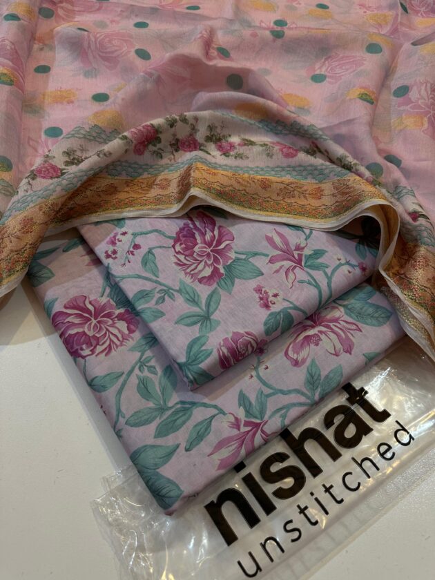 Printed 3pc collection Nishat - Image 5