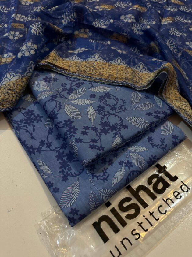 Printed 3pc collection Nishat - Image 11