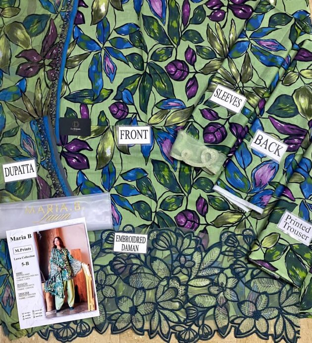 MARIA B M PRINT LAWN COLLECTION 2025 - Image 2
