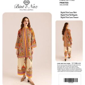 Sunset Glow – Luxury Digital Printed 3-Piece Lawn