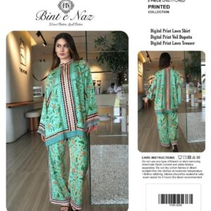 Cerulean Tropic – Luxury Digital Printed 3-Piece Lawn