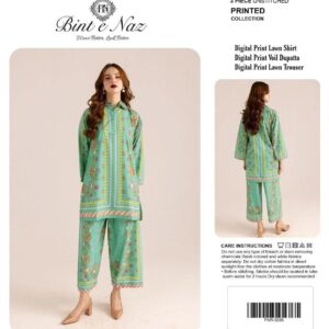 Aqua Bloom – Luxury Digital Printed 3-Piece Lawn